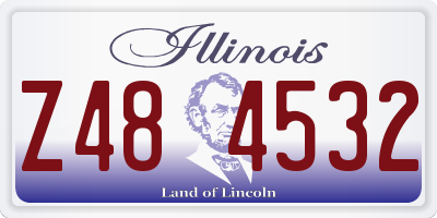 IL license plate Z484532