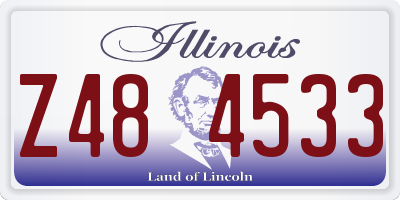 IL license plate Z484533