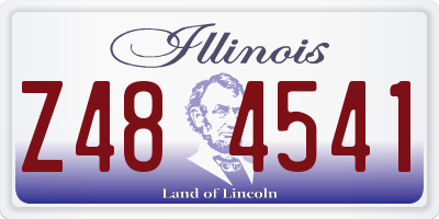 IL license plate Z484541