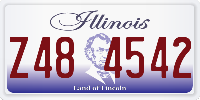 IL license plate Z484542