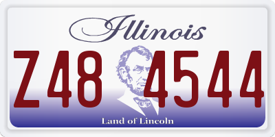 IL license plate Z484544
