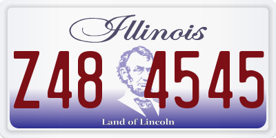 IL license plate Z484545