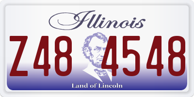 IL license plate Z484548