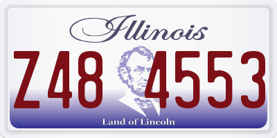 IL license plate Z484553