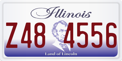 IL license plate Z484556
