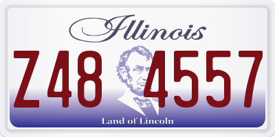 IL license plate Z484557