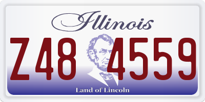 IL license plate Z484559