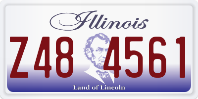 IL license plate Z484561