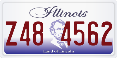 IL license plate Z484562