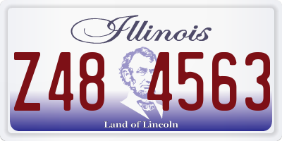 IL license plate Z484563