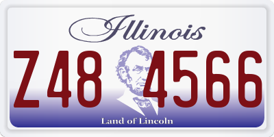 IL license plate Z484566