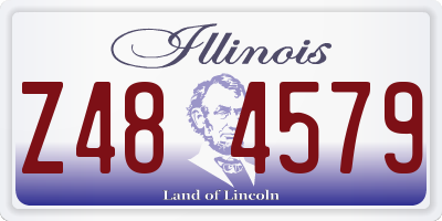 IL license plate Z484579
