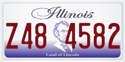 IL license plate Z484582