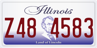 IL license plate Z484583