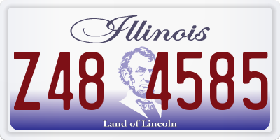 IL license plate Z484585