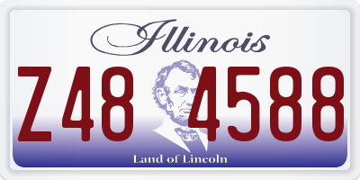 IL license plate Z484588