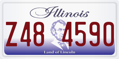 IL license plate Z484590