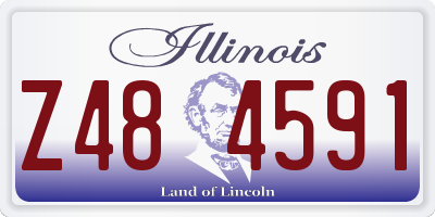 IL license plate Z484591
