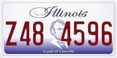 IL license plate Z484596