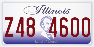 IL license plate Z484600