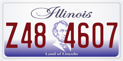 IL license plate Z484607
