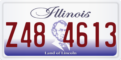 IL license plate Z484613