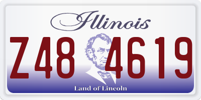 IL license plate Z484619