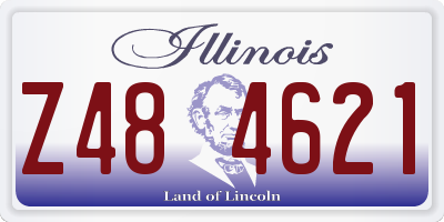 IL license plate Z484621