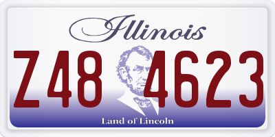 IL license plate Z484623