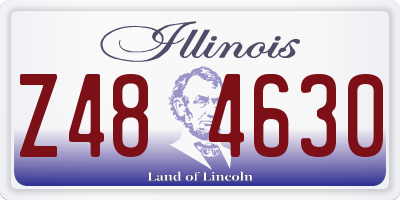 IL license plate Z484630