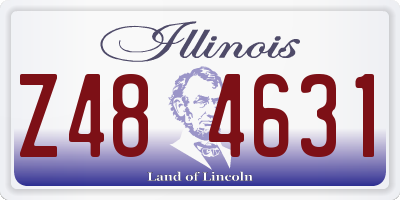 IL license plate Z484631
