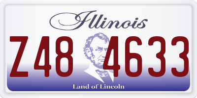 IL license plate Z484633