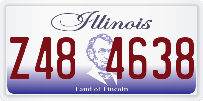IL license plate Z484638