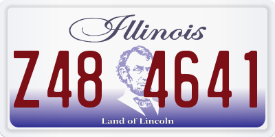 IL license plate Z484641