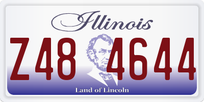 IL license plate Z484644