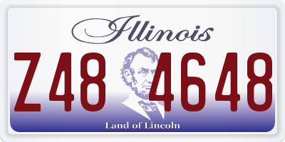 IL license plate Z484648