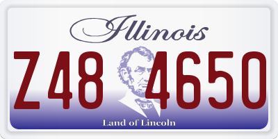 IL license plate Z484650
