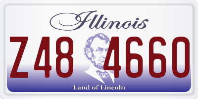 IL license plate Z484660