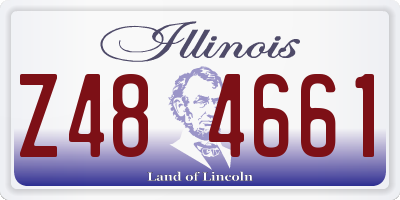 IL license plate Z484661