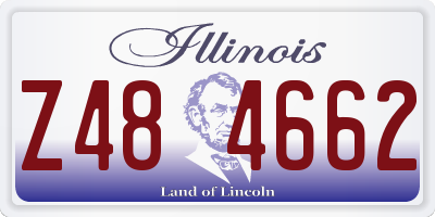 IL license plate Z484662