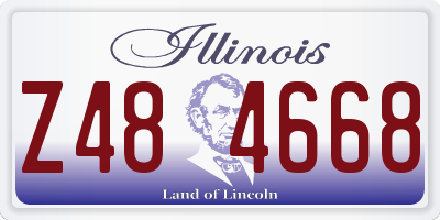 IL license plate Z484668