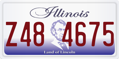 IL license plate Z484675
