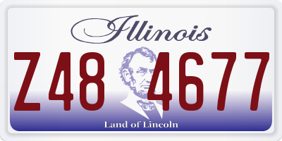 IL license plate Z484677