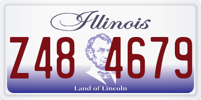 IL license plate Z484679
