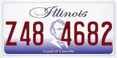 IL license plate Z484682