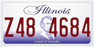 IL license plate Z484684