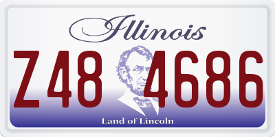 IL license plate Z484686