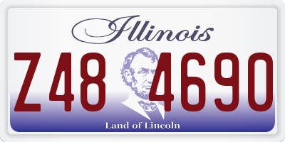 IL license plate Z484690