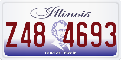 IL license plate Z484693