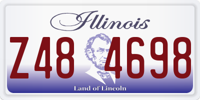 IL license plate Z484698